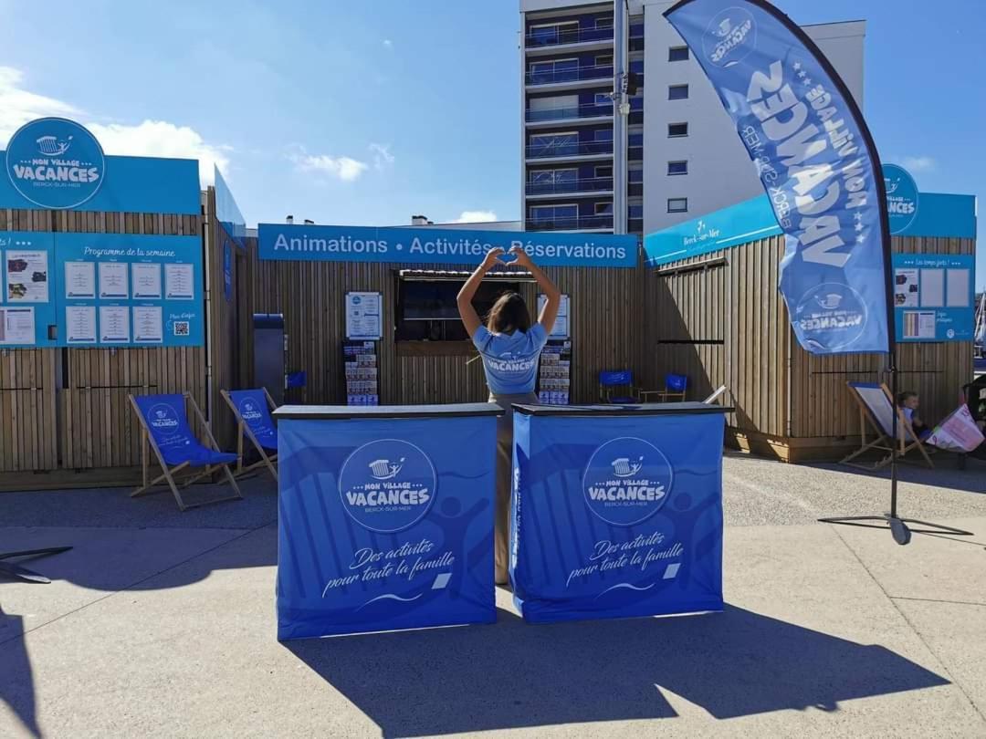 L'Alteia - L'Appartement Les Pieds Dans L'Eau Avec Place De Parking Prive Et Acces Direct A La Plage Berck Bagian luar foto